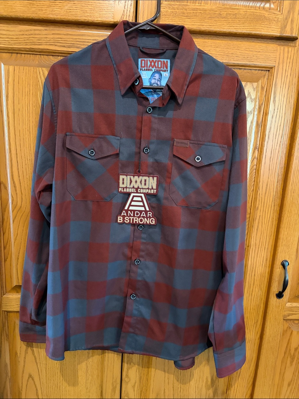 Dixxon Flannel Company Red & Gray Plaid Button-Up Shirt